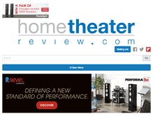 Tablet Screenshot of hometheaterreview.com